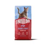 Carnilove Active hrana za mačke – losos i puretina 6 kg