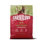Carnilove Active Sterilised hrana za mačke – patka i fazan 6 kg